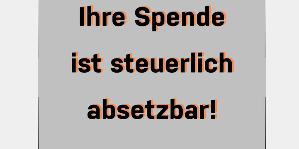 Absetzbarkeit von Spenden