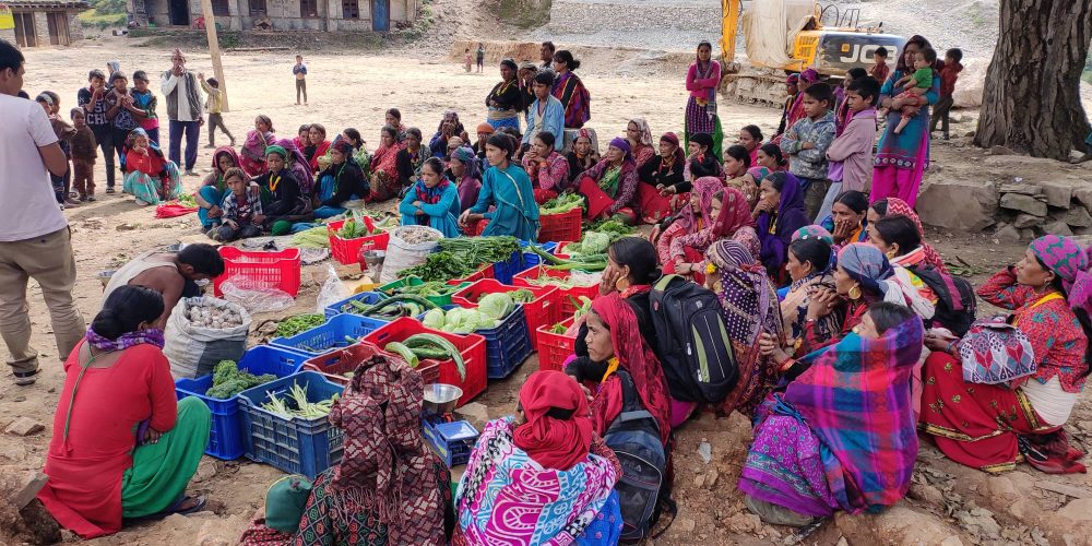 Opening of a local market in Sorukot, Mugu